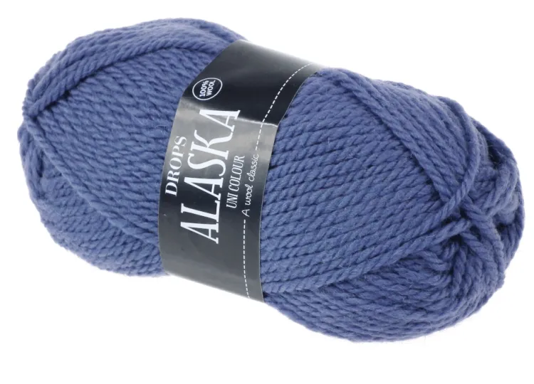 Włóczka Wełniana DROPS Alaska, kolor 57 dżinsowy