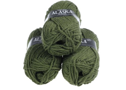 Włóczka DROPS Alaska, kolor 45 jasna oliwka