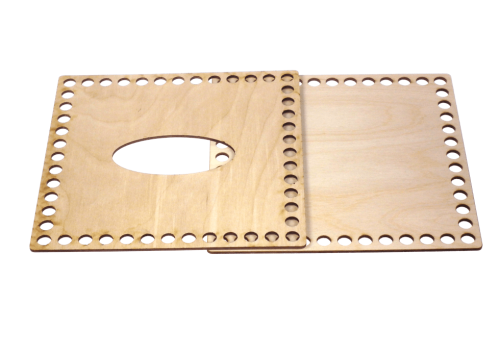 Baza do chustecznika kwadrat, 20 cm, komplet