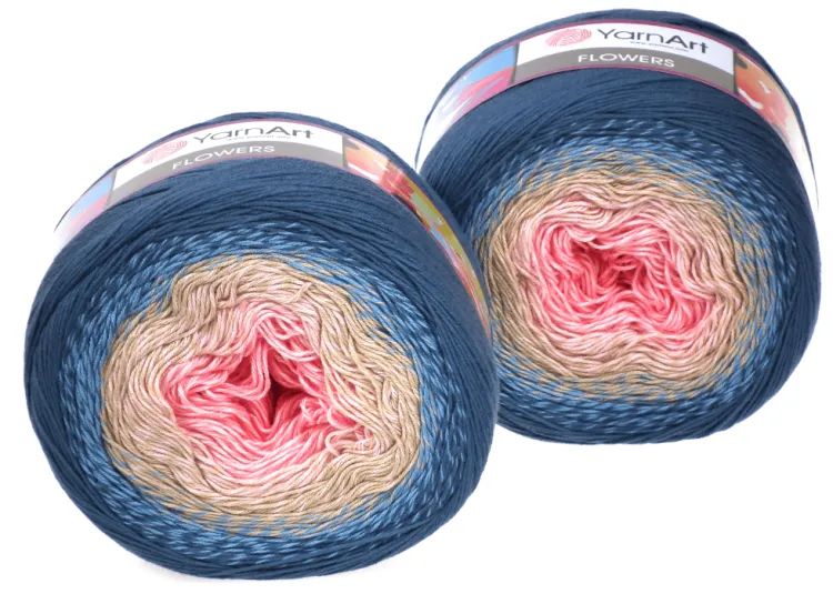 Włóczka Ombre Yarn Art Flowers, kolor 262