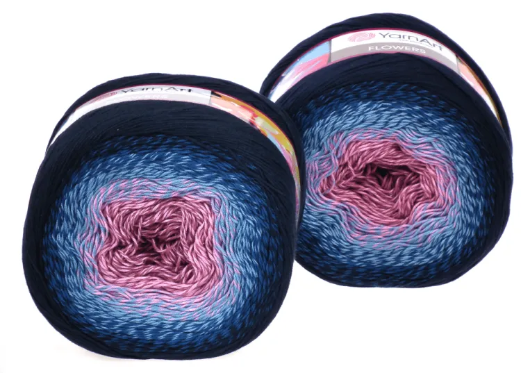 Włóczka Ombre Yarn Art Flowers, kolor 273
