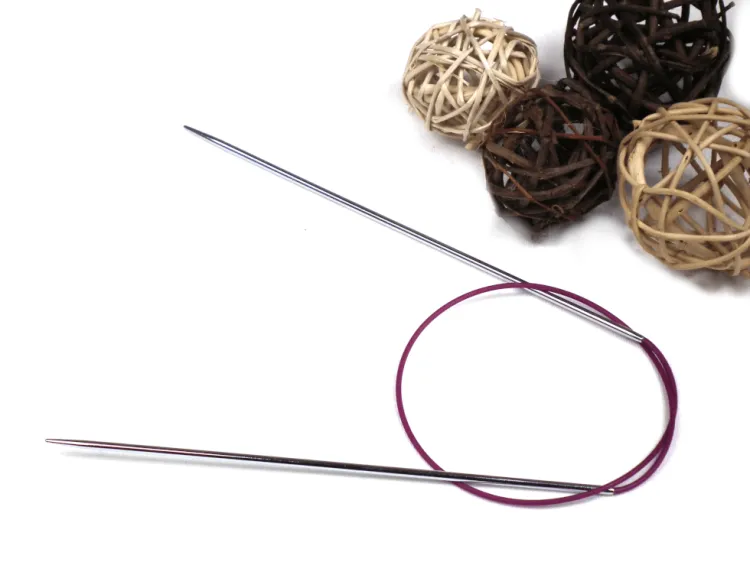 Druty na żyłce 50cm, KnitPro 2 mm, Nova Metal