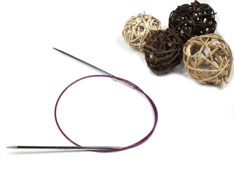 Druty na żyłce 50cm, KnitPro 2,5 mm, Nova Metal