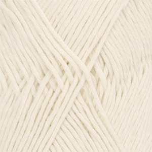 Włóczka DROPS Cotton Light, 01 ecru