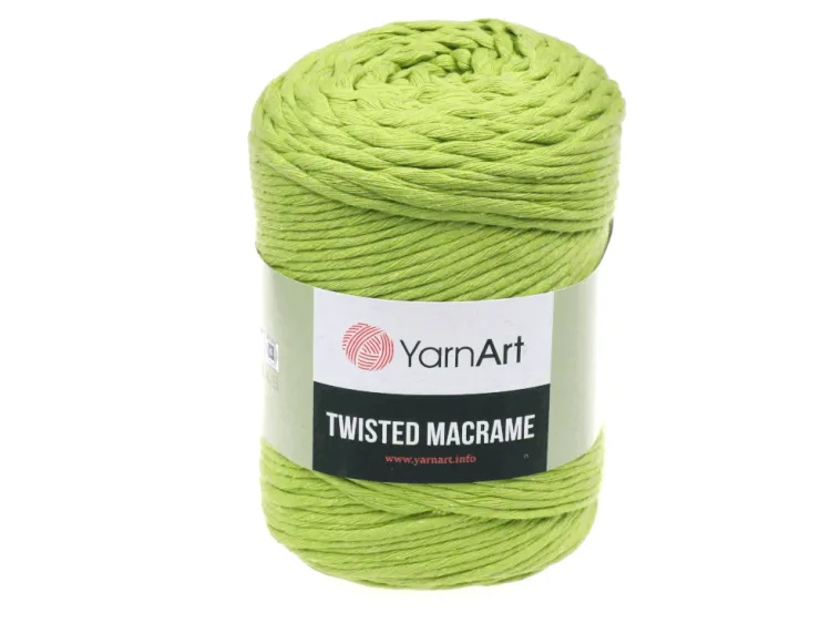 sznurek 4mm Yarn Art - Twisted Macrame - 755 zielony - 500 g