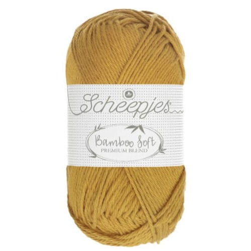 wloczka-Scheepjes-Bamboo-Soft-260-musztardowy-bambus-bawelna