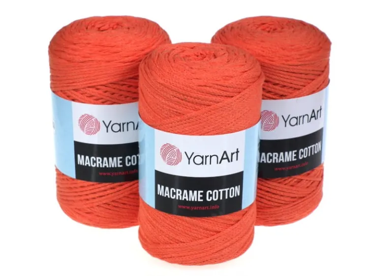 sznurek-3mm-Yarn-Art-Macrame-Cotton-770-pomaranczowy-225-m