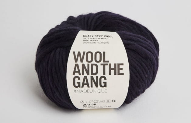 wloczka-Crazy Sexy Wool - Wool and the Gang - kolor-midnight-blue