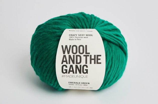 wloczka-Wool and the Gang-Crazy-Sexy-Wool-kolor-emerald green