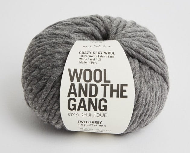 wloczka-Wool and the Gand - Crazy Sexy Wool-kolor-Tweed Grey