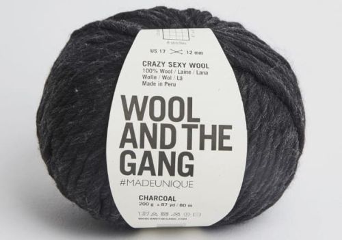 wloczka-Wool and the Gand - Crazy Sexy Wool-kolor-charcoal