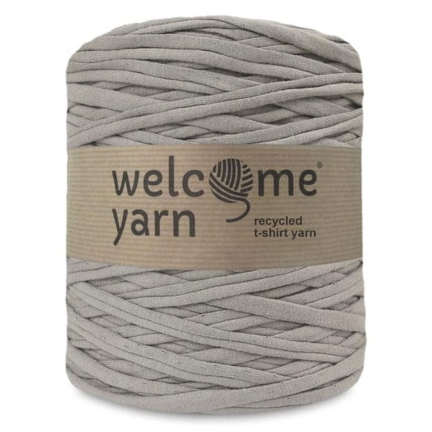 T-shirt yarn,  kolor beżowy, Welcomeyarn