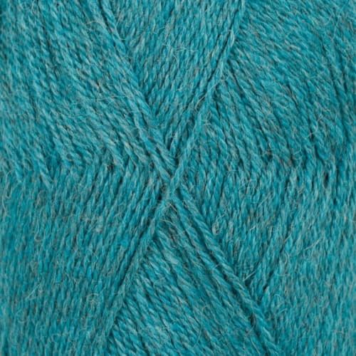 włóczka, Drops Flora, kolor 11 petrol