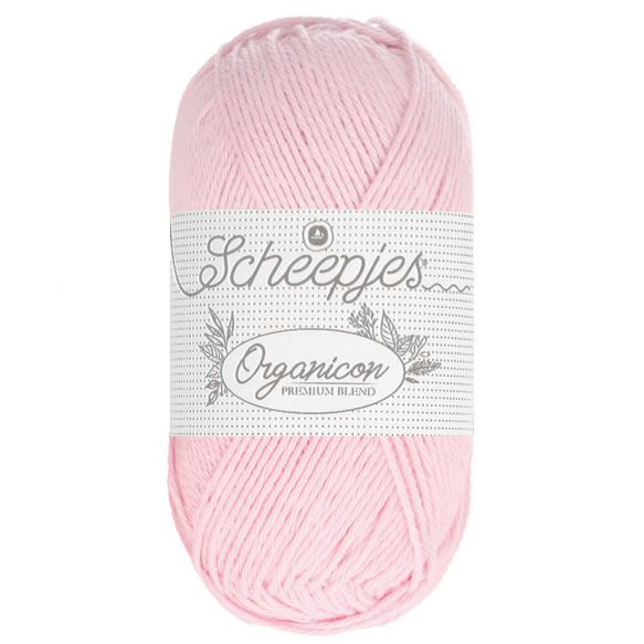 Włóczka Organicon, Scheepjes, kolor 206 soft blossom