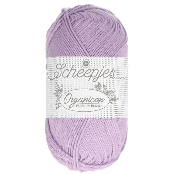 Włóczka Organicon, Scheepjes, kolor 205 lavender