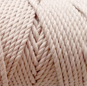 sznurek do makramy,  5mm, 3PLY,  kolor: jasny beżowy