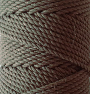 sznurek do makramy, jasny szary 5mm, 3PLY,  kolor: olowkowy