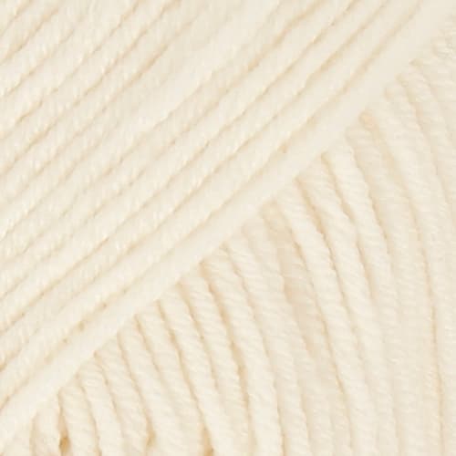 włóczka merino, Drops Merino Extra Fine, kolor 01 ecru