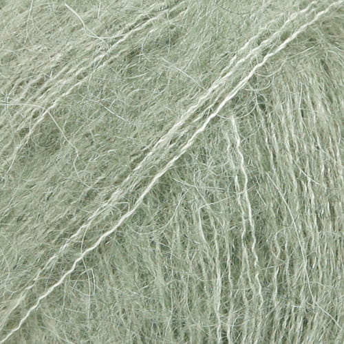 włóczka, Drops Kid-Silk, kolor zielona szałwia, nr 34