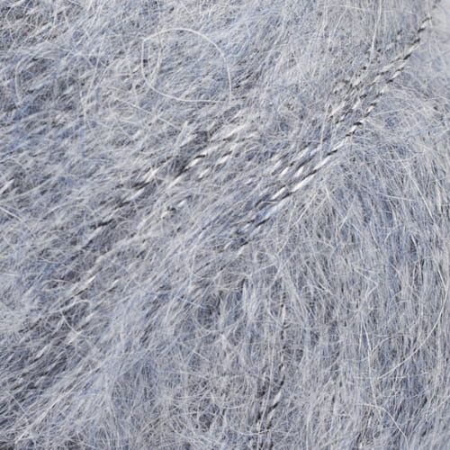 włóczka, Drops Kid-Silk, kolor niebieski wiatr, nr 43