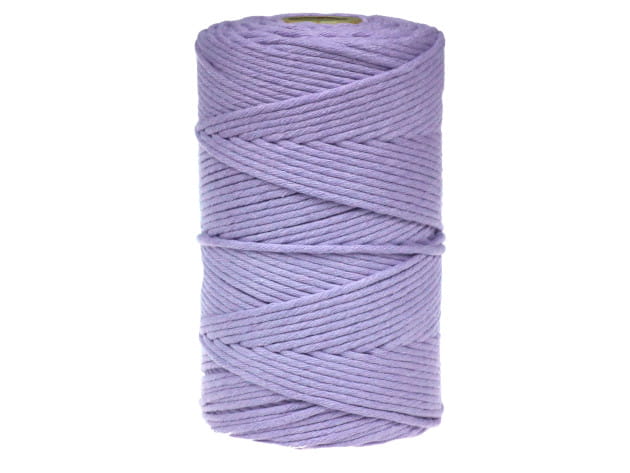sznurek do makramy, 3mm , lawenda