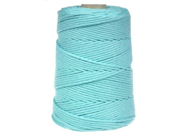 sznurek do makramy, 3mm, kolor miętowy
