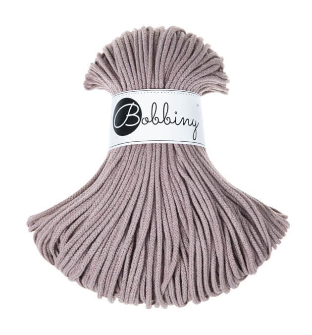 sznurek bawełniany 3mm, Bobbiny, kolor pearl