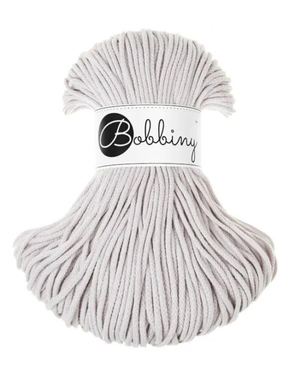 sznurek bawełniany 3mm, Bobbiny, kolor moonlight