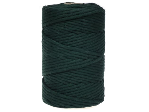 sznurek do makramy 5mm, kolor zieleń butelkowa nr 260