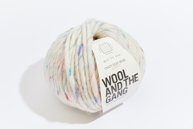 włóczka, Crazy Sexy Wool, Wool And The Gang, Funfetti, kolor Mix It Up White