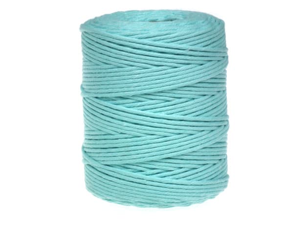 sznurek bawełniany 2mm, kolor miętowy