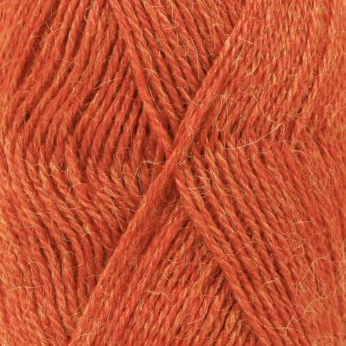 włóczka, Drops Alpaca, kolor rdza, nr 2925