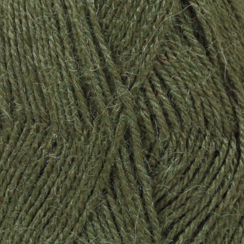 włóczka Drops Alpaca, kolor ciemnozielony 7895