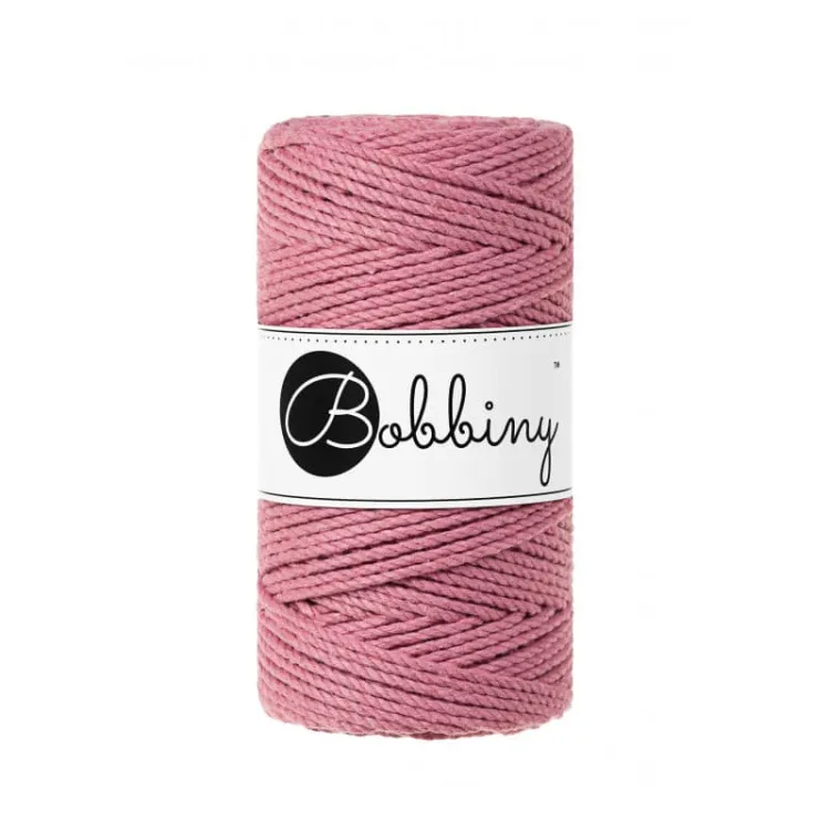 sznurek do makramy, 3ply, Bobbiny, kolor kwiatowy