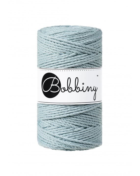 sznurek do makramy, 3ply, Bobbiny, kolor mgiełka