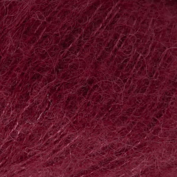 Drops Brushed Alpaca Silk, kolor bordowy,23