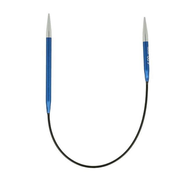 Druty na żyłce 25cm, KnitPro, Zing