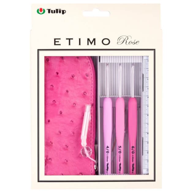 Zestaw szydełek, Tulip Etimo Rose, soft grip