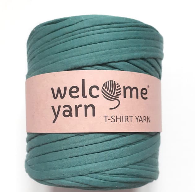 T-shirt yarn, WelcomeYarn, turkus