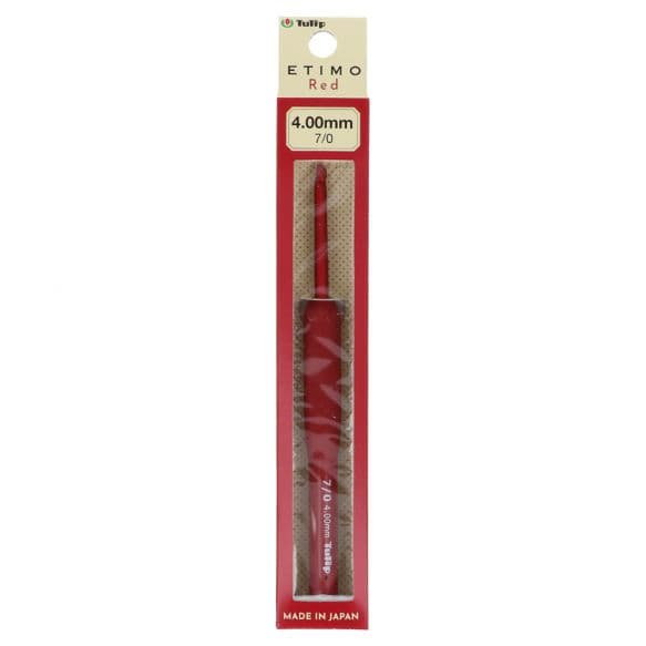 Szydełko Tulip Etimo Red, 4mm