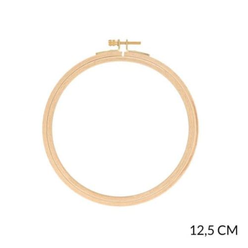 Tamborek, DMC, drewno bukowe, 12,5 cm