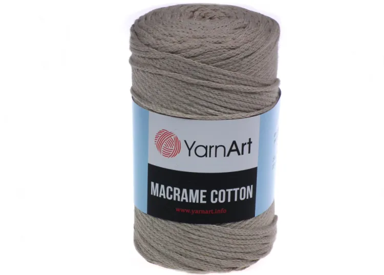 Sznurek do makramy, 2mm Yarn Art, Macrame Cotton, 753 beżowy