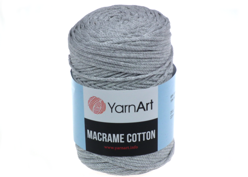 Sznurek 2mm Yarn Art, Macrame Cotton, 756 jasny szary