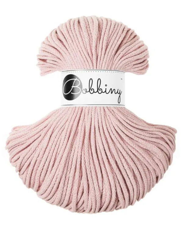 Sznurek bawełniany 3mm, Bobbiny, Pastel Pink