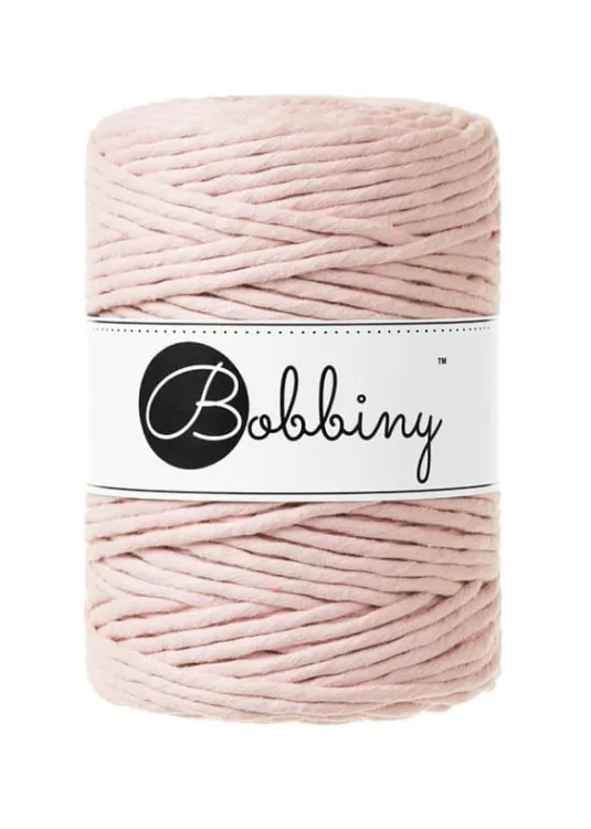 Sznurek do makramy, Bobbiny, pastel pink, 5mm