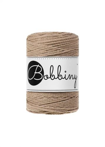 Sznurek  3ply, Bobbiny, piaskowy/sand, 1,5mm