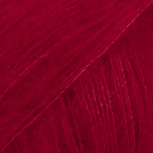 Włóczka Drops, Kid-Silk, 14 czerwony, moher, jedwab