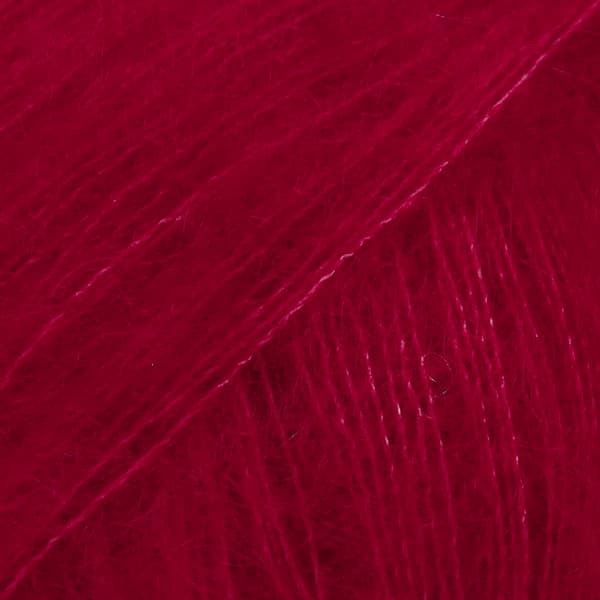Włóczka Drops, Kid-Silk, 14 czerwony, moher, jedwab