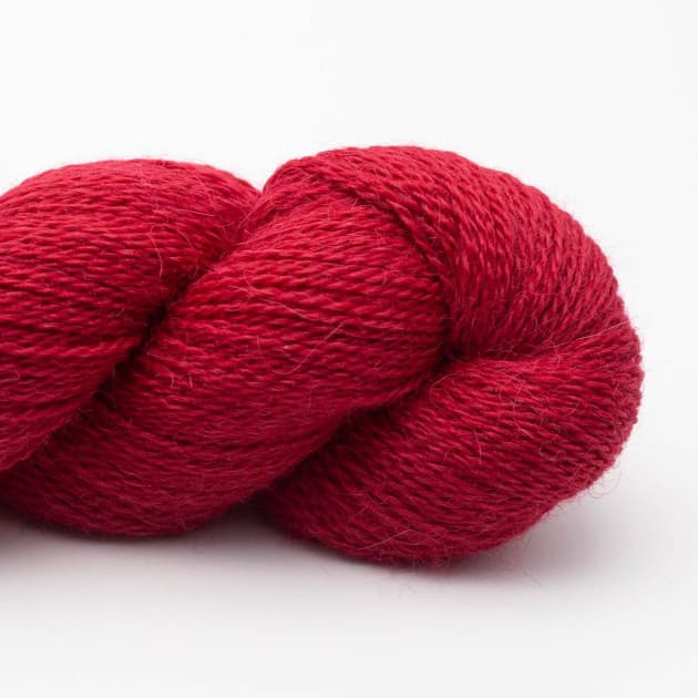 Kremke Soul Wool, Babyalpaca Lace, 009-wiśniowa czerwień