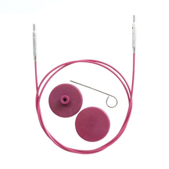 Żyłka do drutów wymiennych, obrotowa, KnitPro, 27cm (50cm)